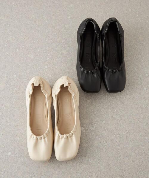 CITEN（シテン）の「＜CITEN（シテン）＞シャーリング スクエアトゥ パンプス（パンプス・レディース・ブラック/オフホワイト・L/M/S）」の17枚目の写真
