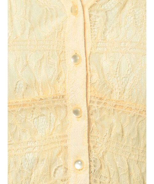 MERCURYDUO（マーキュリーデュオ）の「レースシャーリングスキッパーブラウス（シャツ/ブラウス・レディース・アイボリー/ブルー/イエロー・FREE）」の9枚目の写真