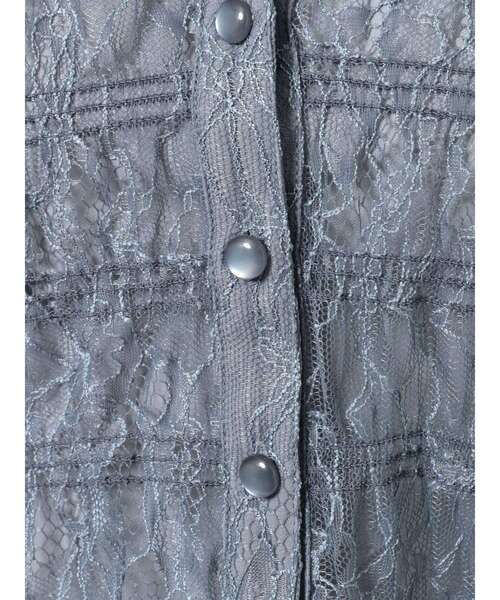 MERCURYDUO（マーキュリーデュオ）の「レースシャーリングスキッパーブラウス（シャツ/ブラウス・レディース・アイボリー/ブルー/イエロー・FREE）」の15枚目の写真