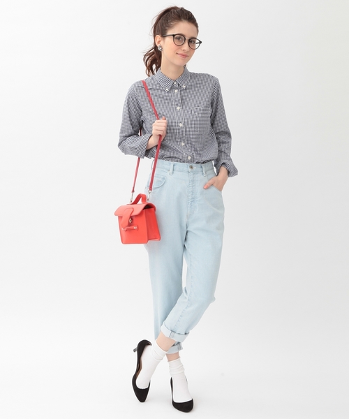 Another Edition（アナザーエディション）の「ハイウエストデニムパンツ/AEBC HI/W DNM◆（デニムパンツ・レディース・オフホワイト/ネイビー/ライトブルー・SMALL/MEDIUM）」の10枚目の写真