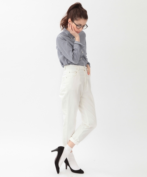 Another Edition（アナザーエディション）の「ハイウエストデニムパンツ/AEBC HI/W DNM◆（デニムパンツ・レディース・オフホワイト/ネイビー/ライトブルー・SMALL/MEDIUM）」の11枚目の写真