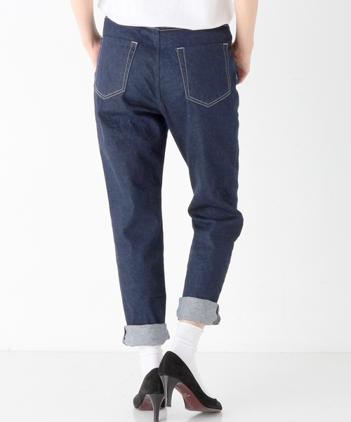 Another Edition（アナザーエディション）の「ハイウエストデニムパンツ/AEBC HI/W DNM◆（デニムパンツ・レディース・オフホワイト/ネイビー/ライトブルー・SMALL/MEDIUM）」の18枚目の写真