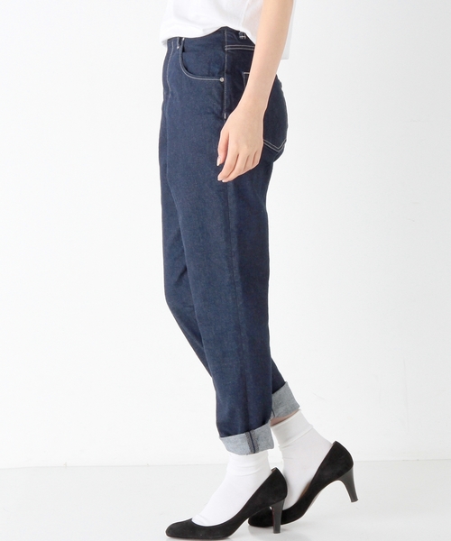 Another Edition（アナザーエディション）の「ハイウエストデニムパンツ/AEBC HI/W DNM◆（デニムパンツ・レディース・オフホワイト/ネイビー/ライトブルー・SMALL/MEDIUM）」の19枚目の写真