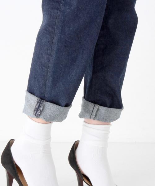 Another Edition（アナザーエディション）の「ハイウエストデニムパンツ/AEBC HI/W DNM◆（デニムパンツ・レディース・オフホワイト/ネイビー/ライトブルー・SMALL/MEDIUM）」の16枚目の写真