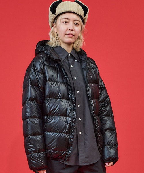 TRAIL BUM】 X 【NANGA】NOT BAD DOWN HOODIE/ ノットバッドダウンフー