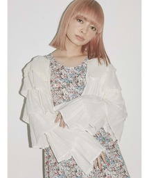 merry jenny | リネンティアードカーディガン(カーディガン/ボレロ)