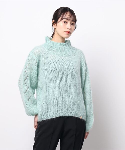 note et silence (ノートエシロンス)の「■VEST MANON(ニット/セーター・レディース・ベージュ/ミント・FREE)」の5枚目の写真