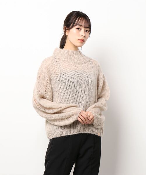 note et silence (ノートエシロンス)の「■VEST MANON(ニット/セーター・レディース・ベージュ/ミント・FREE)」の6枚目の写真