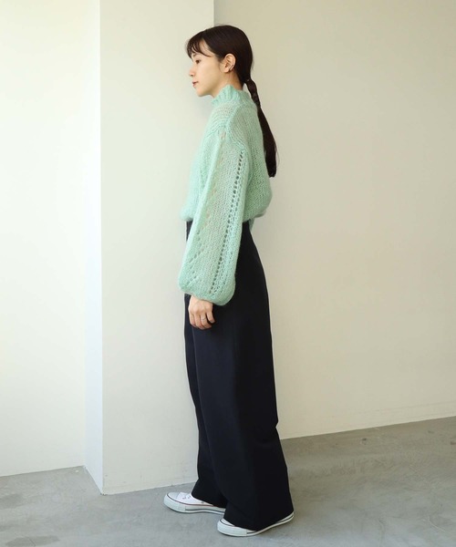 note et silence (ノートエシロンス)の「■VEST MANON(ニット/セーター・レディース・ベージュ/ミント・FREE)」の17枚目の写真
