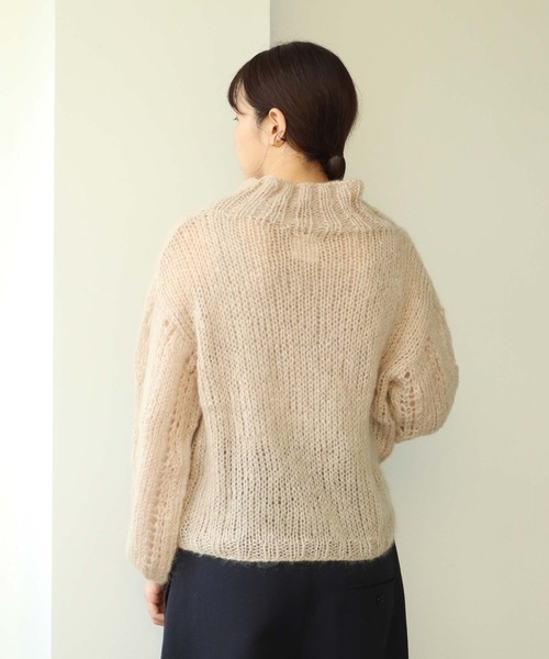 note et silence (ノートエシロンス)の「■VEST MANON(ニット/セーター・レディース・ベージュ/ミント・FREE)」の21枚目の写真