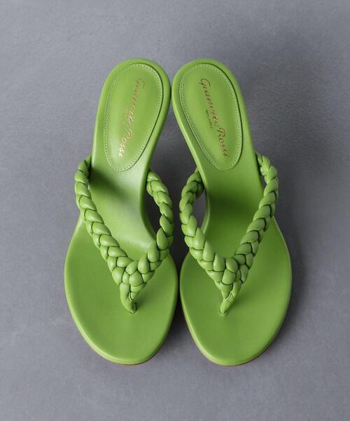 Gianvito Rossi(ジャンヴィトロッシ)の「<Gianvito Rossi(ジャンヴィト ロッシ)>BRAID トング サンダル ■■■(サンダル・レディース・ケリー・35h/36h/37/36/35/38)」の4枚目の写真