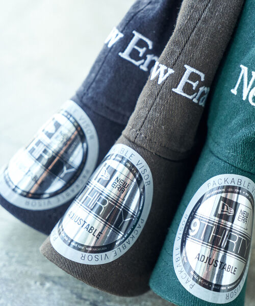 NEW ERA（ニューエラ）の「NEW ERA x B:MING by BEAMS / 別注 930 パッカブル ６パネルキャップ（キャップ・メンズ・ブラウン/ネイビー/グリーン・ONE SIZE）」の8枚目の写真