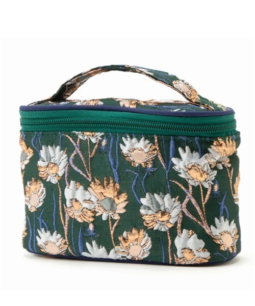 Casselini（キャセリーニ）の「Casselini(キャセリーニ)ジャガードバニティポーチ（ポーチ・レディース・ピンク/ゴールド/モスグリーン/ミント・FREE）」の8枚目の写真