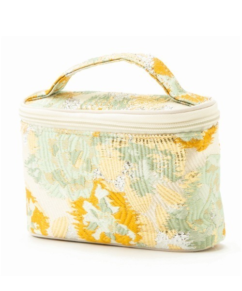 Casselini（キャセリーニ）の「Casselini(キャセリーニ)ジャガードバニティポーチ（ポーチ・レディース・ピンク/ゴールド/モスグリーン/ミント・FREE）」の17枚目の写真