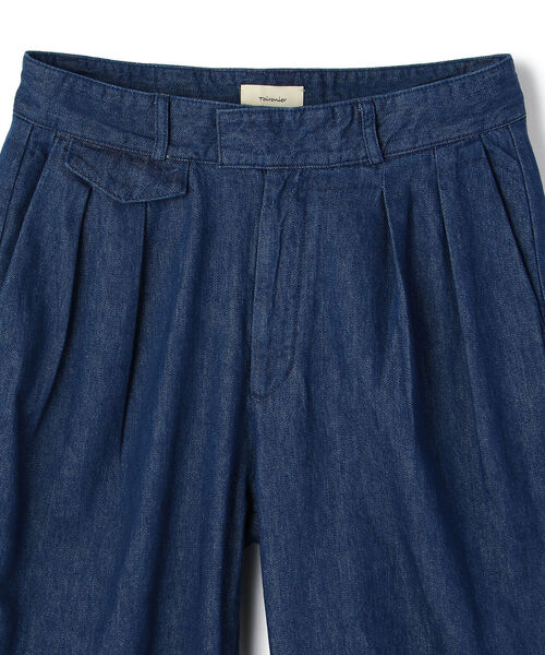 Toironier(トワロニエ)の「Toironier/トワロニエ/Denim Brooks Straight/デニムブルックスストレート(デニムパンツ・メンズ・インディゴブルー・FREE)」の4枚目の写真