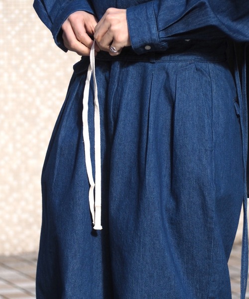 Toironier(トワロニエ)の「Toironier/トワロニエ/Denim Brooks Straight/デニムブルックスストレート(デニムパンツ・メンズ・インディゴブルー・FREE)」の12枚目の写真