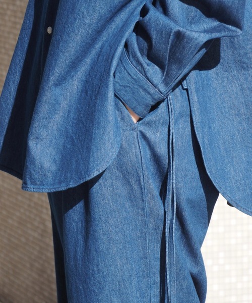 Toironier(トワロニエ)の「Toironier/トワロニエ/Denim Brooks Straight/デニムブルックスストレート(デニムパンツ・メンズ・インディゴブルー・FREE)」の13枚目の写真