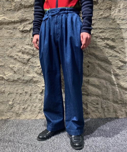 Toironier(トワロニエ)の「Toironier/トワロニエ/Denim Brooks Straight/デニムブルックスストレート(デニムパンツ・メンズ・インディゴブルー・FREE)」の7枚目の写真