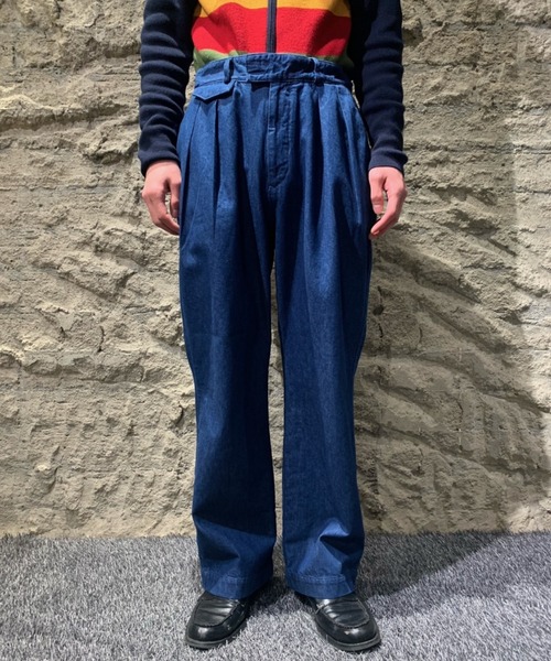 Toironier(トワロニエ)の「Toironier/トワロニエ/Denim Brooks Straight/デニムブルックスストレート(デニムパンツ・メンズ・インディゴブルー・FREE)」の8枚目の写真