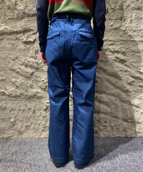Toironier(トワロニエ)の「Toironier/トワロニエ/Denim Brooks Straight/デニムブルックスストレート(デニムパンツ・メンズ・インディゴブルー・FREE)」の10枚目の写真