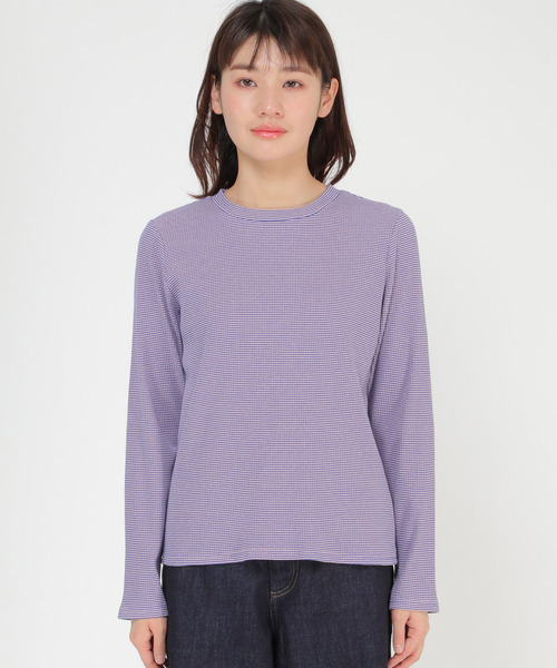LBC(エルビーシー)の「【ZOZO限定】カラフル細ボーダーロンT(Tシャツ/カットソー・レディース・クリアイエロー/スカイブルー/ブラウン・M/L)」の22枚目の写真
