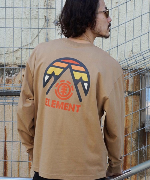 ELEMENT メンズ THREE LS ロンT 【2022年春夏モデル】/エレメント長袖バックプリントロンT ELEMENT メンズ THREE LS ロンT 【2022年春夏モデル】/エレメント長袖バックプリントロンT