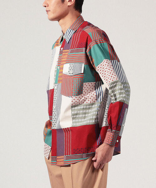 TOMORROWLAND (トゥモローランド)の「コットンブロード マルチパターン レギュラーカラーシャツ(シャツ/ブラウス・メンズ・グレー系その他/ブルー系その他3・S/XS/M)」の3枚目の写真