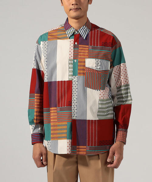 TOMORROWLAND (トゥモローランド)の「コットンブロード マルチパターン レギュラーカラーシャツ(シャツ/ブラウス・メンズ・グレー系その他/ブルー系その他3・S/XS/M)」の5枚目の写真