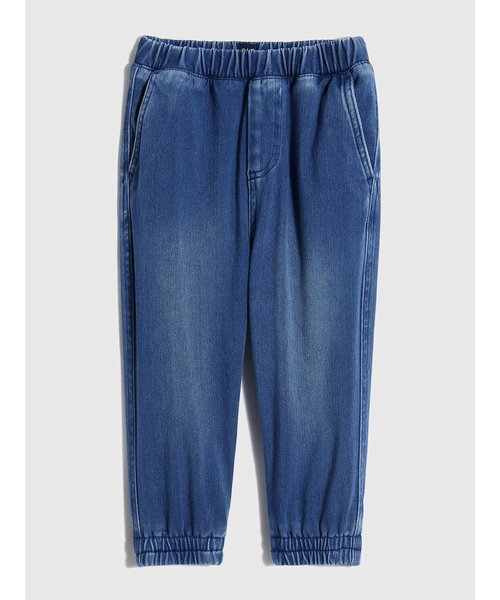 GAP(ギャップ)の「ニット デニム ジョガーパンツ (幼児)(デニムパンツ・キッズ・ライトインディゴブルー/インディゴブルー・3 YRS/4 YRS/12-18M/18-24M/2 YRS/5 YRS)」の7枚目の写真