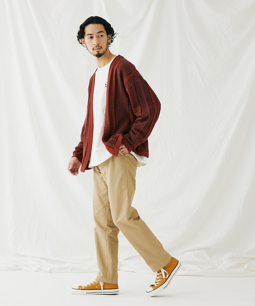 JOURNAL STANDARD（ジャーナルスタンダード）の「TC チノ テーパード パンツ（チノパンツ・メンズ・ブラック/ベージュ/グリーン/マスタード/ベージュ系その他・SMALL/MEDIUM/LARGE）」の12枚目の写真