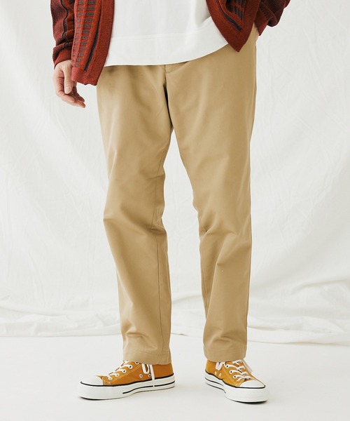 JOURNAL STANDARD（ジャーナルスタンダード）の「TC チノ テーパード パンツ（チノパンツ・メンズ・ブラック/ベージュ/グリーン/マスタード/ベージュ系その他・SMALL/MEDIUM/LARGE）」の7枚目の写真
