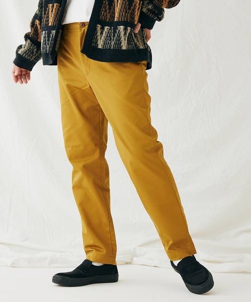 JOURNAL STANDARD（ジャーナルスタンダード）の「TC チノ テーパード パンツ（チノパンツ・メンズ・ブラック/ベージュ/グリーン/マスタード/ベージュ系その他・SMALL/MEDIUM/LARGE）」の9枚目の写真