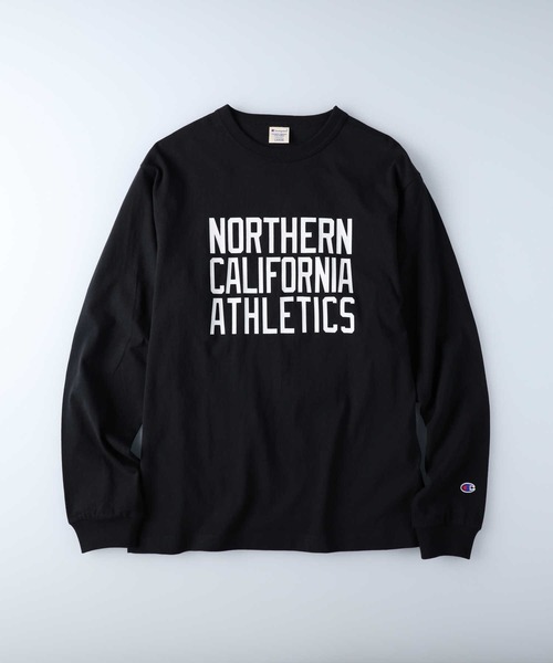 Champion（チャンピオン）の「【Champion】フロントロゴロンＴ（Tシャツ/カットソー・メンズ・ブラック/ホワイト・XL/L/M）」の2枚目の写真