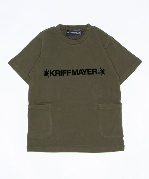 KRIFF MAYER Kid's Collection(クリフメイヤーキッズコレクション)の「さらのびカブクワTEE(Tシャツ/カットソー・キッズ・オフホワイト/カーキ/ターコイズブルー/カラフル/チャコール・120/130/140/150/160/170)」の4枚目の写真