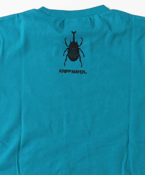 KRIFF MAYER Kid's Collection(クリフメイヤーキッズコレクション)の「さらのびカブクワTEE(Tシャツ/カットソー・キッズ・オフホワイト/カーキ/ターコイズブルー/カラフル/チャコール・120/130/140/150/160/170)」の16枚目の写真