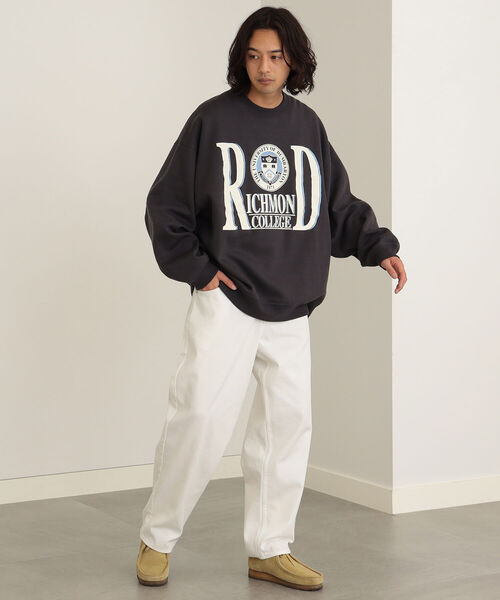 BEAMS HEART(ビームスハート)の「BEAMS HEART / カツラギ バルーン パンツ(デニムパンツ・メンズ・ホワイト/アイボリー・SMALL/MEDIUM/LARGE)」の8枚目の写真