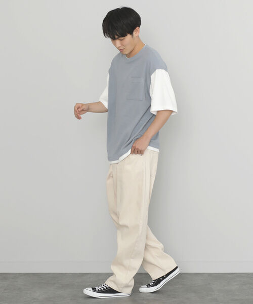 BEAMS HEART(ビームスハート)の「BEAMS HEART / カツラギ バルーン パンツ(デニムパンツ・メンズ・ホワイト/アイボリー・SMALL/MEDIUM/LARGE)」の11枚目の写真
