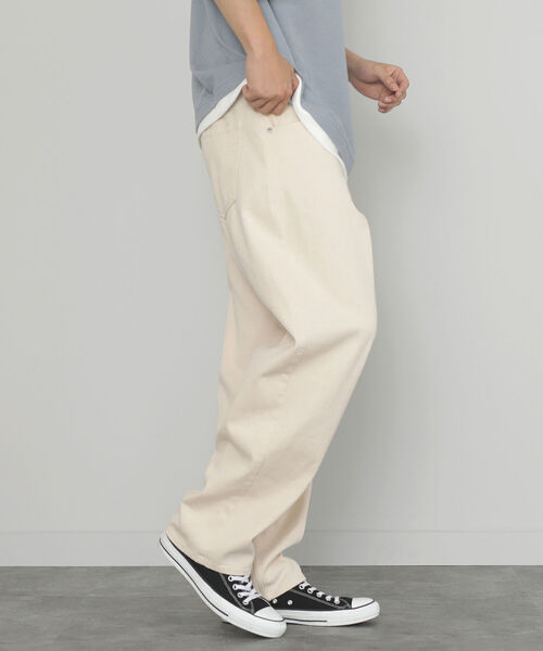 BEAMS HEART(ビームスハート)の「BEAMS HEART / カツラギ バルーン パンツ(デニムパンツ・メンズ・ホワイト/アイボリー・SMALL/MEDIUM/LARGE)」の13枚目の写真