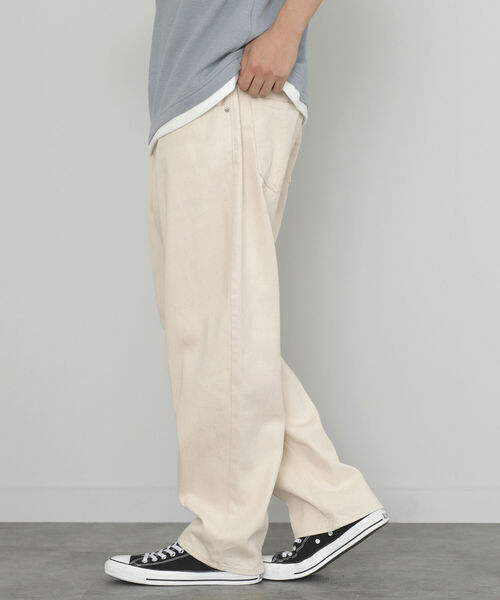 BEAMS HEART(ビームスハート)の「BEAMS HEART / カツラギ バルーン パンツ(デニムパンツ・メンズ・ホワイト/アイボリー・SMALL/MEDIUM/LARGE)」の14枚目の写真