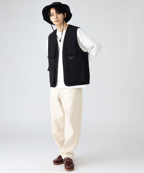 BEAMS HEART(ビームスハート)の「BEAMS HEART / カツラギ バルーン パンツ(デニムパンツ・メンズ・ホワイト/アイボリー・SMALL/MEDIUM/LARGE)」の15枚目の写真