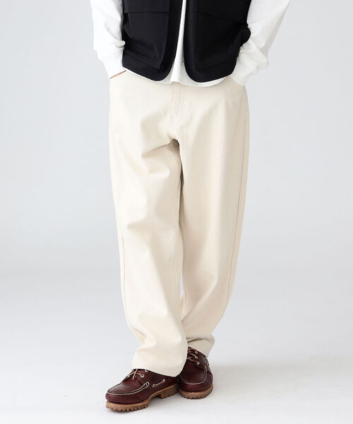 BEAMS HEART(ビームスハート)の「BEAMS HEART / カツラギ バルーン パンツ(デニムパンツ・メンズ・ホワイト/アイボリー・SMALL/MEDIUM/LARGE)」の17枚目の写真