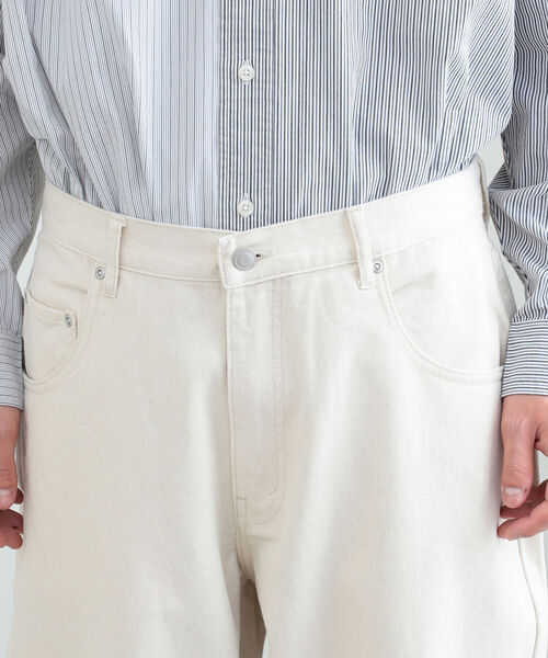 BEAMS HEART(ビームスハート)の「BEAMS HEART / カツラギ バルーン パンツ(デニムパンツ・メンズ・ホワイト/アイボリー・SMALL/MEDIUM/LARGE)」の21枚目の写真