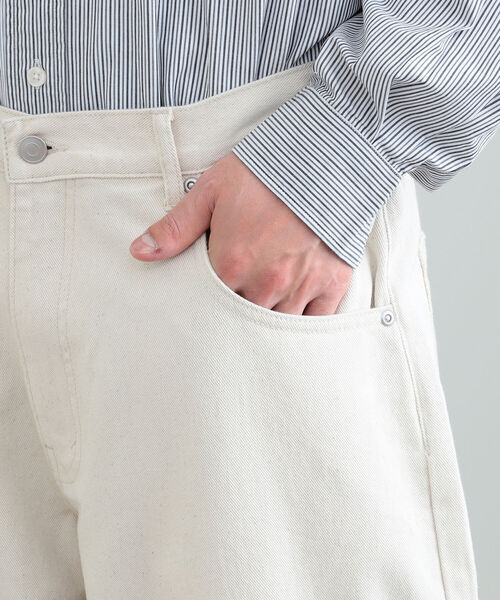 BEAMS HEART(ビームスハート)の「BEAMS HEART / カツラギ バルーン パンツ(デニムパンツ・メンズ・ホワイト/アイボリー・SMALL/MEDIUM/LARGE)」の22枚目の写真