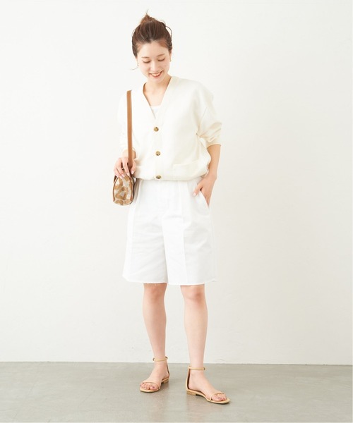 FRAMeWORK(フレームワーク)の「ハイゲージダンボールカーディガン◆(カーディガン/ボレロ・レディース・ホワイト/カーキ/ネイビー・FREE)」の9枚目の写真