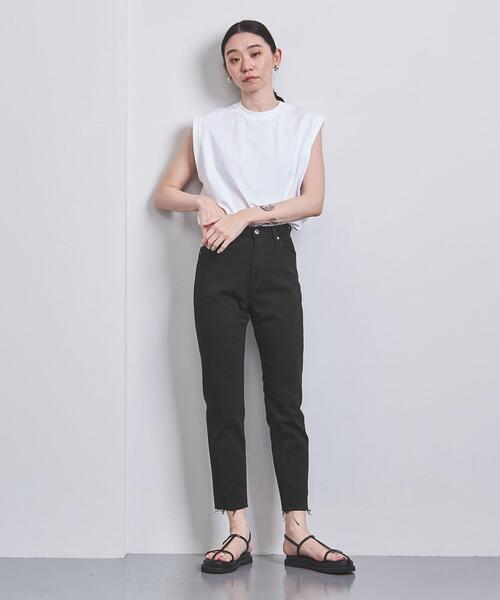 HYKE（ハイク）の「＜HYKE（ハイク）＞TWILL TAPERD パンツ ■■■（その他パンツ・レディース・ブラック・28/27/26）」の5枚目の写真