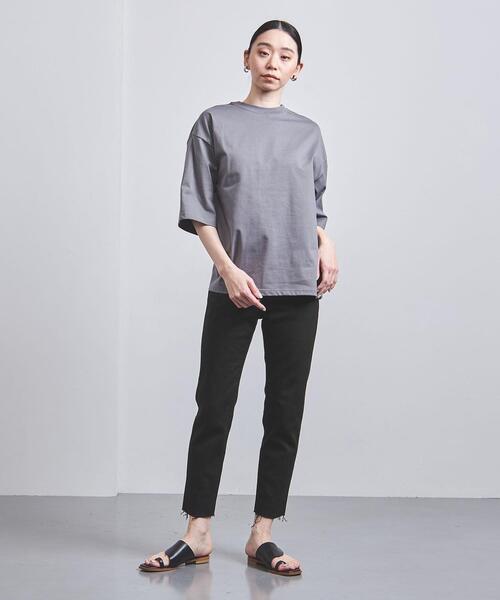 HYKE（ハイク）の「＜HYKE（ハイク）＞TWILL TAPERD パンツ ■■■（その他パンツ・レディース・ブラック・28/27/26）」の6枚目の写真
