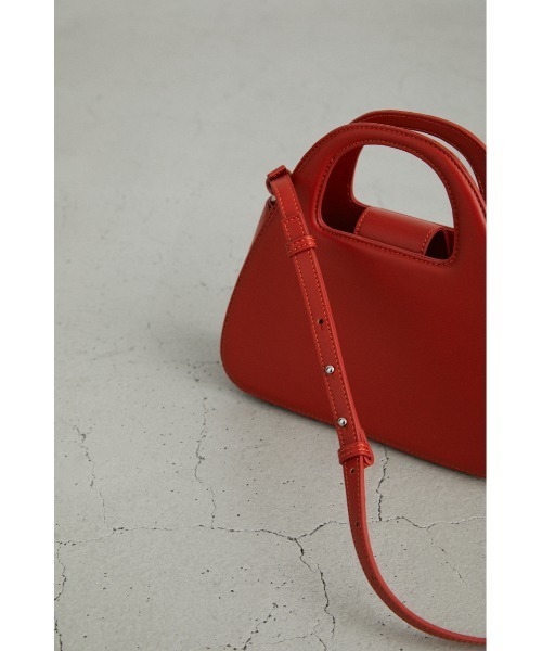 STYLEMIXER（スタイルミキサー）の「トライアングルフォルムバッグ（ショルダーバッグ・レディース・ブラック/ライトベージュ/オレンジ・FREE）」の11枚目の写真