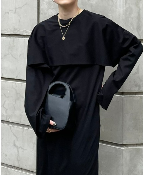 STYLEMIXER（スタイルミキサー）の「トライアングルフォルムバッグ（ショルダーバッグ・レディース・ブラック/ライトベージュ/オレンジ・FREE）」の14枚目の写真