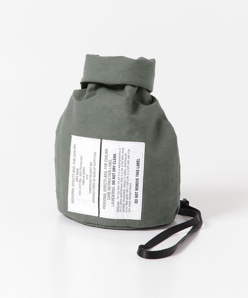 BURLAP OUTFITTER（バーラップアウトフィッター）の「『別注』BURLAP OUTFITTER×DOORS　PERSONAL EFFECT BAG（ショルダーバッグ・メンズ・ブラック/オリーブドラブ/ライトカーキ・ONE SIZE）」の7枚目の写真