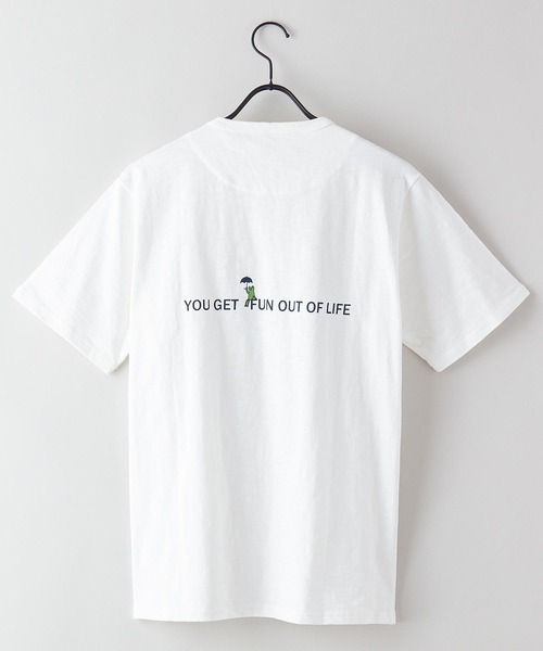 UNIIT（ユニット）の「ESPACE VERT別注  コットン100％ 表面感あるスラブ生地 ペンギンプリントTシャツ（Tシャツ/カットソー・メンズ・その他2/その他3/その他4/その他5/その他6/その他/その他1・X-LARGE/MEDIUM/LARGE）」の9枚目の写真